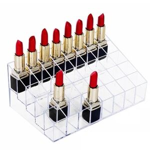 acrylic 40-slot lipstick holder